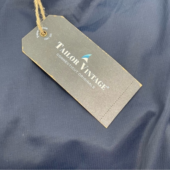 Tailor Vintage New Canaan Slim Fit golf performance Navy pants 36X30 NWT - Picture 13 of 13